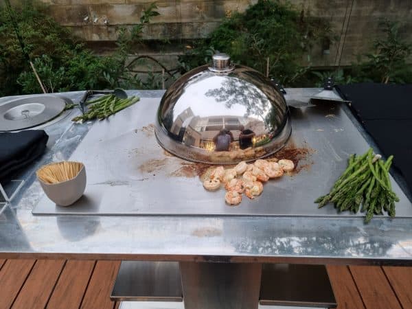Stainless Steel Cloche 31cm for Teppanyaki Cooking - Image 2