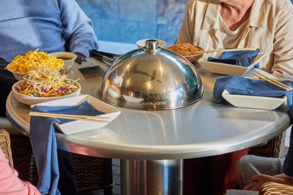 Stainless Steel Cloche 31cm for Teppanyaki Cooking - Image 6